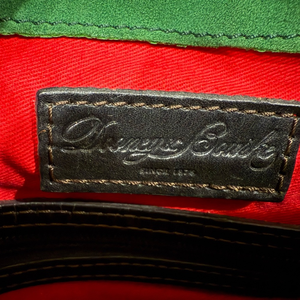 Vintage Dooney & Bourke Black Florentine Large Satchel - Picture 10 of 16